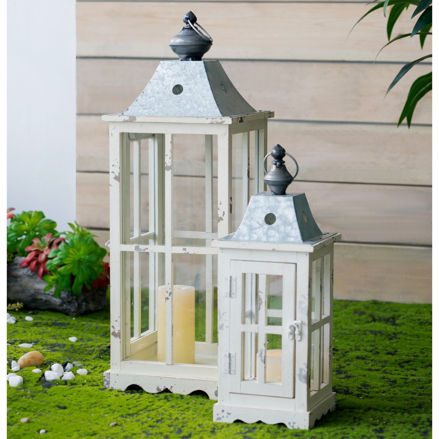 2Pack Extra Large Outdoor Lanterns, 25