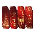 thumbnail image 3 of Sacs Cadeaux Pour Vin De Noël (Rouge Festif) (Assorti) - Lot De 12, 3 of 4