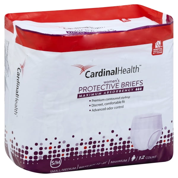 Cardinal Health Maximum Absorbency Women's Protective Briefs, Small