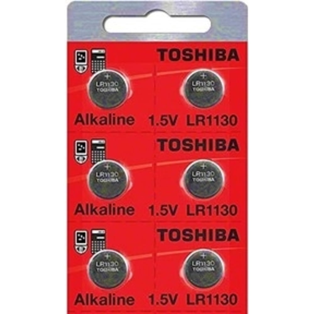 LR1130 AG10 189 1130 LR54 Pack Of 6 Toshiba Button Cell Battery EXP