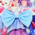 thumbnail image 4 of 3-8 year old APHMAU Girls' Dress, sleeveless bow dress, waist cinched A-line skirt, 4 of 5