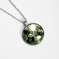 thumbnail image 4 of Panda Glass Design Circular Pendant Necklace - Stylish Jewelry for Women, 4 of 5