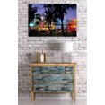 thumbnail image 3 of Miami, Florida, Ocean Drive at Night (24x36 Giclee Gallery Art Print, Vivid Textured Wall Decor), 3 of 3