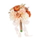thumbnail image 5 of Ramo de novia para novia, ramo de novia con cintas, elegantes flores artificiales para centros de mesa de boda, fiesta, despedida de soltera Rosa champán, 5 of 8
