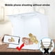 thumbnail image 3 of Caja de estudio fotográfico con luz ajustable, mini caja de luz fotográfica, softbox de iluminación de fotografía portátil Kit de fondo de 6 colores con anillo Luz blanca 6500 K Luz cálida 3200 K, 24, 3 of 8