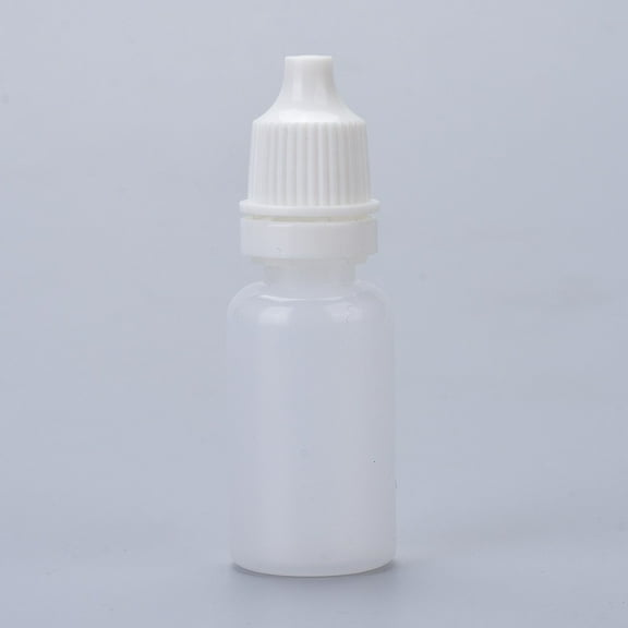50pc Plastic Eye Dropper Bottles Refillable Bottle with Caps for Ear Drops Essential Oils and Various Liquids Clear 6.1cm Capacity: 10ml(0.34 fl. oz)