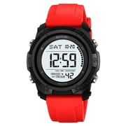 MMJ Digital Watch Large Display Multifunction Luminous Alarm Sports Waterproof Wristwatch Outdoor Running Hiking Casual Unisex