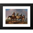 thumbnail image 2 of William Tylee Ranney 14x11 Black Modern Framed Museum Art Print Titled - Veterans of 1776 Returning from the War (1848), 2 of 5