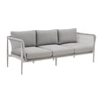 thumbnail image 3 of Rhodes Outdoor Patio Sofa in Aluminum, 3 of 13