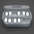 thumbnail image 1 of Reptile Egg Tray Reptile Egg Box Reptile Breeding Box Reptile Incubation Box Suitable for Hatching Snake Lizards Reptiles, 1 of 7
