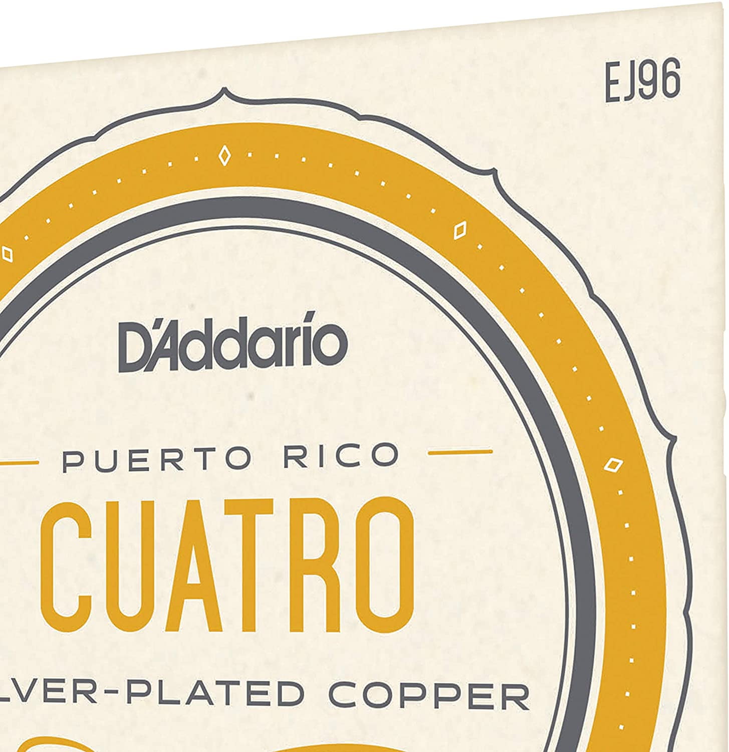 D'Addario EJ96 Cuatro-Puerto Rico Strings