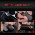 thumbnail image 5 of Car Leather Gear Handbrake Cover Shift Lever Cover for K2 2011 2012 2013 2014 2015 2016 B, 5 of 8
