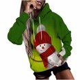 thumbnail image 1 of Suéter de cuello redondo con estampado 3D de manga larga para hombres y mujeres Suéter con capucha informal con elementos navideños Pompotops  FGAJ18411, 1 of 8