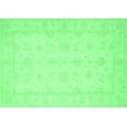 thumbnail image 1 of Ahgly Company Indoor Rectangle Oriental Emerald Green Traditional Area Rugs, 7' x 9', 1 of 4