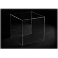 thumbnail image 2 of Deluxe Acrylic Full Size Basketball Display Case with Mirror, Gold Risers and Wood Floor (A001-GR), 2 of 7