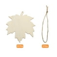 thumbnail image 3 of 20 Pcs Wooden Thanksgiving Ornaments Paintable Wooden Maple Leaf Crafts for Party Wedding Crafts Hanging Decorations, 3 of 6