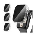 thumbnail image 1 of wonima02 3-Pack for Apple Watch 44mm Privacy Screen Protector Case, [Anti-Peeping] Ultra-Thin Tempered Glass Case Cover for iWatch Series 6/5/4/Series SE 2 44mm, 1 of 1