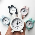 thumbnail image 2 of Creative Gift Metal Small Alarm Clock Mini Cute, Green, 2 of 3