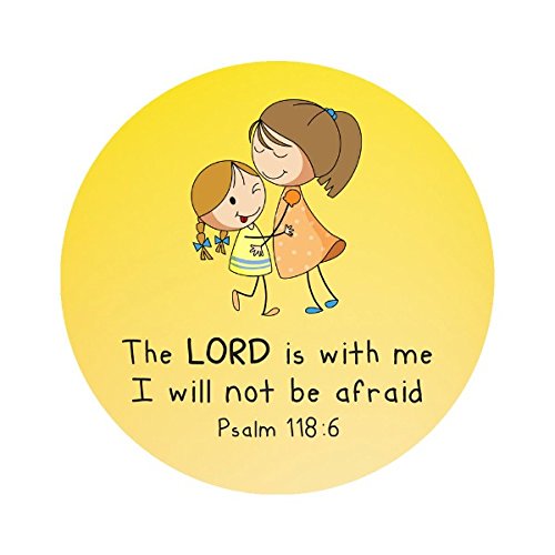 The LORD Is With Me Kids Bible Verse Labels | 145 Psalm 9 ...
