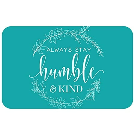 

CounterArt Humble & Kind Silhouette Tabletop Plastic Placemat Set of 4 Made in the USA