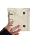 thumbnail image 1 of Mini PVC Notebook Binder Cover Planner Loose-Leaf Folder Envelope Cash, 1 of 8