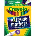 thumbnail image 1 of Crayola Marqueurs de Ligne Large-Couleurs Extrêmes 8/Pkg, 1 of 1