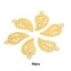 thumbnail image 2 of Decoración en forma de hoja Qarigey 50 Piezas Oro, 2 of 6
