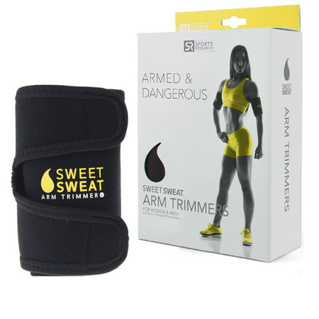 Sweet Sweat Arm Trimmers for Men and Women. Includes free sample of Sweet Sweat 'Workout Enhancer'! Size: Medium, GET YOUR SWEAT ON: The Sweet Sweat Arm Trimmers.., By Sports