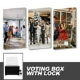 thumbnail image 3 of LEEYNEERVoting Box with Lock Donation Box for Fundraising Suggestion Box Ballot Comment Box, 3 of 5