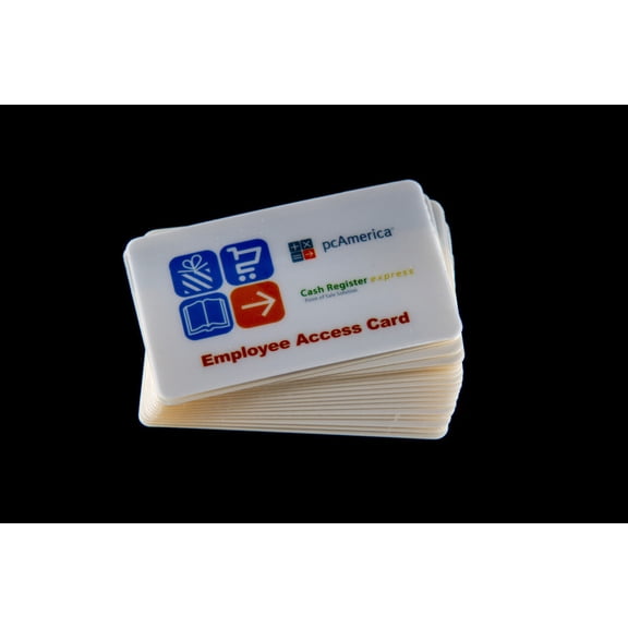 pcAmerica Employee Access Magnetic Swipe Cards (50 Pack) High Quality - NEW