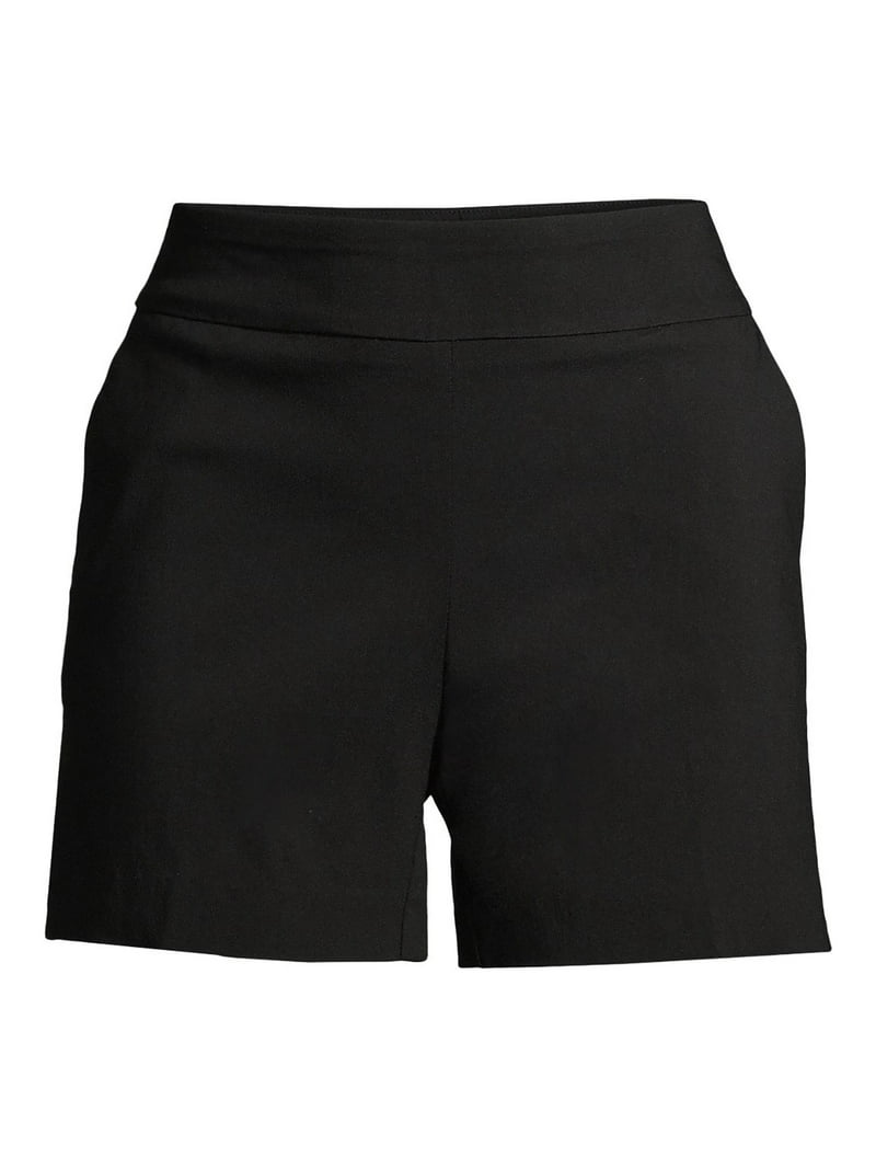 Time and Tru Women's Millennium 4'' Pull-On Shorts - Walmart.com