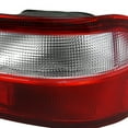 thumbnail image 5 of Spec-D Tuning Red Clear Lens Tail Lights Compatible with 1992-1995 Honda Civic 2 Door Coupe, 1992-1995 Honda Civic 4 Door Sedan Left + Right Pair Assembly, 5 of 7