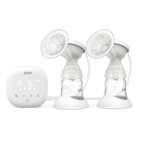 UPC: 0817387020787 | PureBaby Double Electric Breast Pump – 5 Stimulation Modes  9 Expression Modes  Dual or Single Expression  Adjustable Suction  Anti-Backflow Design  Rechargeable Battery for Travel
