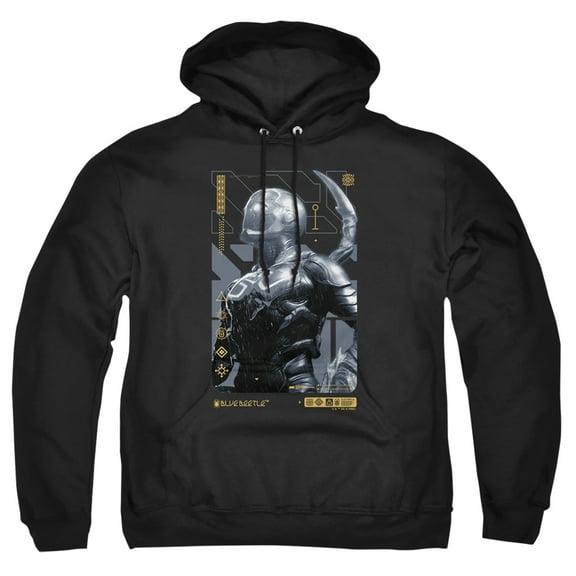 Blue Beetle (2023) Beetle Heads Up Unisex Adult Pull-Over Hoodie