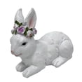 thumbnail image 4 of Figura de conejo de Pascua, estatua de conejo, hermosa pieza coleccionable para centro de mesa de Pascua Mintiendo, 4 of 9