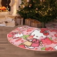 thumbnail image 2 of Lsque Sanrio Print Christmas Tree Skirt with Ties and Velcro,Xmas Holiday Decorations, Adjustable Tree Skirt-36", 2 of 6