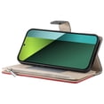 thumbnail image 2 of Funda cartera GANGXUN para Xiaomi Poco X6 5G , cuero PU con tarjetero, cremallera, correa de mano, soporte y protección 1213°, 2 of 6