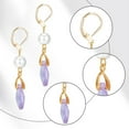 thumbnail image 3 of 1 Box 28Pcs 2 Color 24K Gold Plated Brass French Earring Hooks 925 Sterling Silver Leverback Ear Wires with Pinch Bail Clasp Earring Parts for Dangle Drop Earrings DIY Jewelry Making Craft, 3 of 7