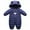 Dark Blue, variant on Baby Girls Boys Winter Warm Snowsuit Jumpsuit Down Coat Newborns Romper One-pieces 3-12M