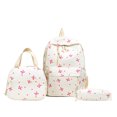 thumbnail image 1 of Mochila 3 Unids / Set Lazo Con Bolso Estuche Para Lápices Niñas ( ) Blanco Rosa, 1 of 9