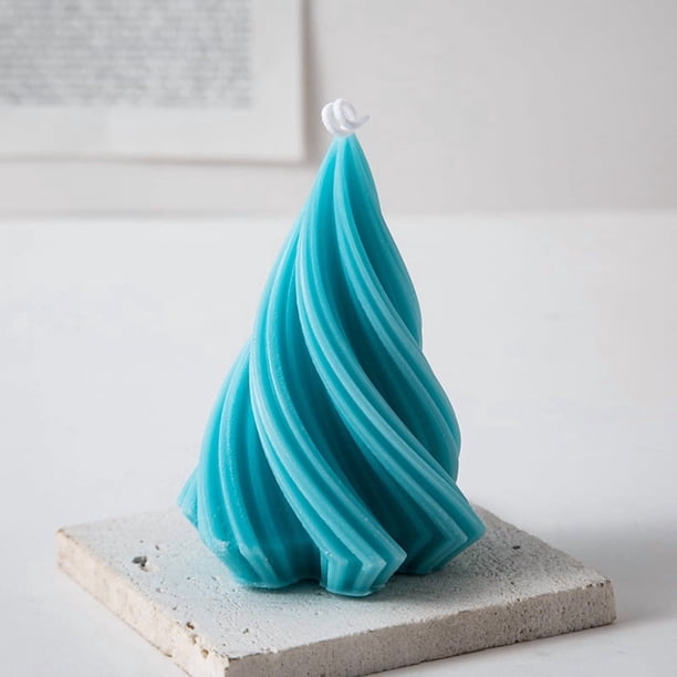 Xiao Hua 3 velas perfumadas para el hogar, aromaterapia, decoración del hogar, para reuniones familiares, fiestas, cumpleaños, Navidad (azul)