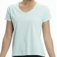 thumbnail image 2 of Wear Sierra Women's V-Neck T-Shirt, Turkish Pima Cotton, Soft & Breathable, Mint, X-Large, 2 of 6