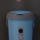 thumbnail image 4 of QTBIUQ - Papelera de baño de gran capacidad con tapa, 6 l, redonda, gruesa, color azul, 4 of 8