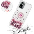 thumbnail image 5 of Case for Xiaomi Redmi Note 10 4G (Not 5G)/Redmi Note 10S With Creativity Clear Quicksand Glitter Flowing Floating Soft w/Stand Bling Diamond Sparkle Phone Case for Redmi Note 10S  Rose Gold, 5 of 7