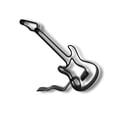 thumbnail image 4 of Electric Guitar Sculpture Minimalist Line Art Music Decor for Musicians, 4 of 7