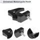 thumbnail image 5 of Gancho Colgante para Motocicleta Cuadrado Soporte para Casco de Motocicleta Equipaje Bolsa para Scooters Bicicletas Negro 50mm de Longitud, 5 of 7