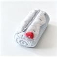 thumbnail image 2 of Kawaii Pencil Case with Food Themed,Big Capacity Cute Pencil Pouch for All Ages, 7.48*3.54*2.76IN Sky Blue, 2 of 8
