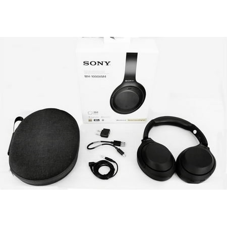 Sony WH-1000XM4 Wireless Noise-Canceling Over-Ear Headphones (Black) WH1000XM4/B