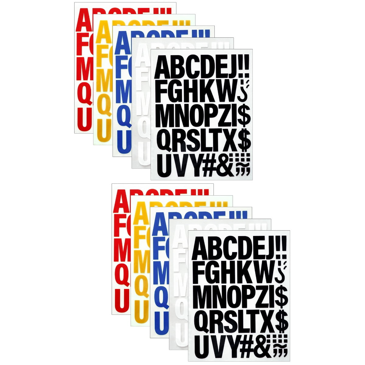 unbranded 10 Pcs  Crafting Iron On Letters English Letter Patches Clothing Iron On Letters DIY Clothing Letters Decors