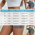 thumbnail image 3 of Weiqiqre Jean Shorts Womens High Waisted Summer Cotton Stretchy Casual Pull On Beach Elastic Waist Denim Shorts with Pockets, 3 of 8